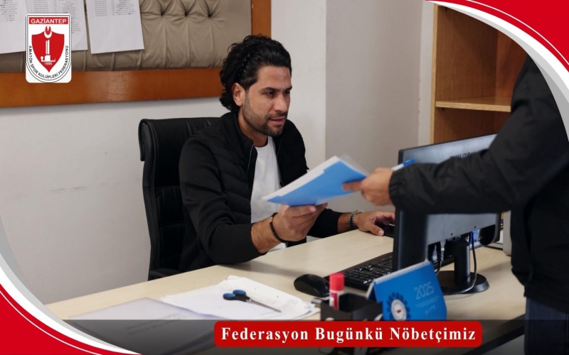 Federasyon Bugünkü Nöbetçimiz